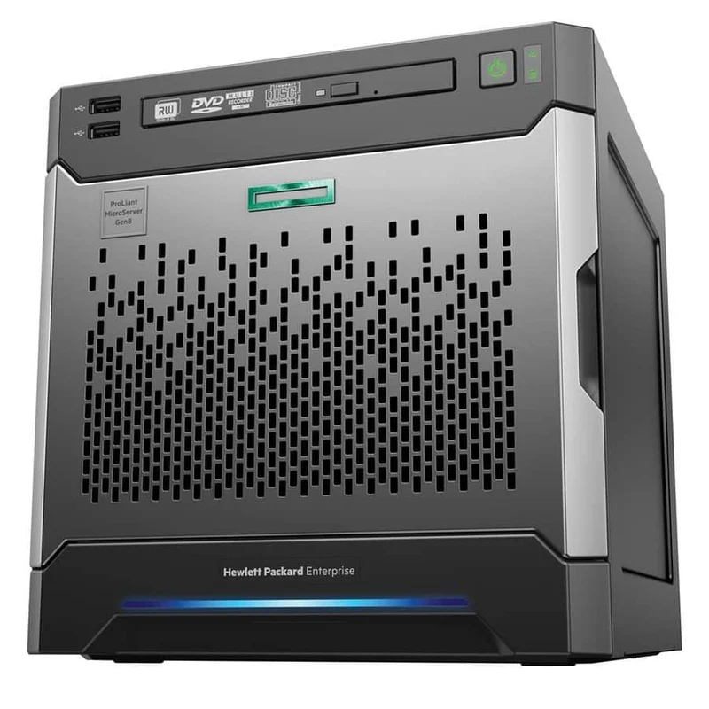 HPE ProLiant Microserver Gen8 | Intel Celeron G1610T | Ram 8Gb ECC | Raid Controller 4 Bay + ODD | 2 Gigabit + iLO | Perfetto per self hosting