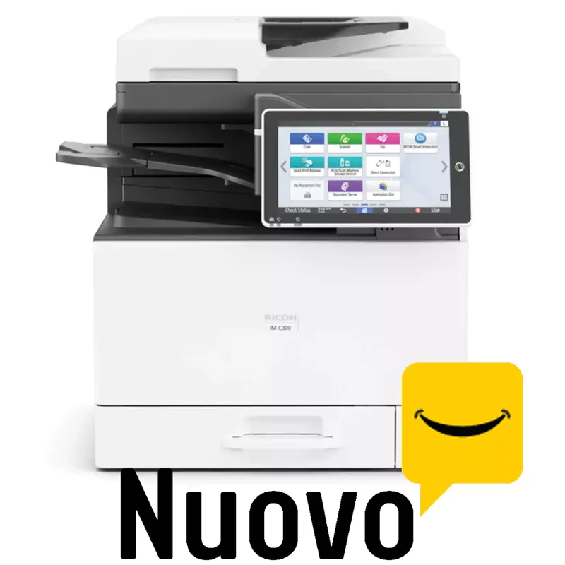 Ricoh imc 300 Multifunzione laser a colori A4 30ppm 1200 DPI Duplex scansioni e stampe Fronte/Retro Rete Kit Toner PRODOTTO NUOVO